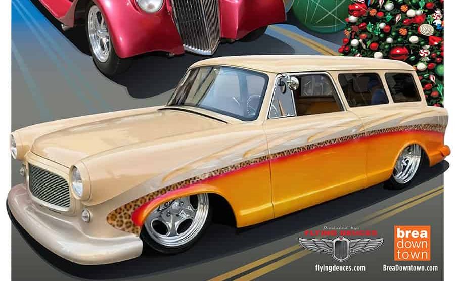Brea Holiday Car Show partial flyer 2025